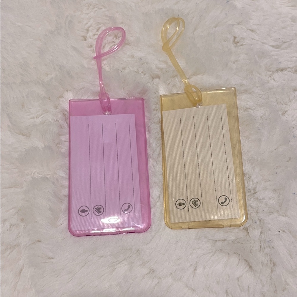 Jelly Luggage Tag - Open Story: Solid TPU Travel Accessory Set